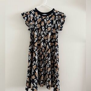 Moschino Black and White Teddy Bear Dress